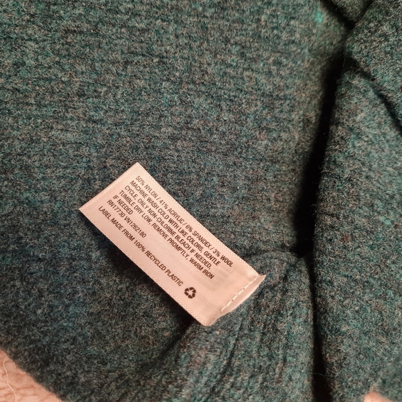Green Teal Turtleneck Long Sleeve Size S - Picture 5 of 9
